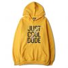 Cool Dude Yellow Hoodie