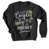 Couples Trip Double Date Jamaica Black Sweatshirts