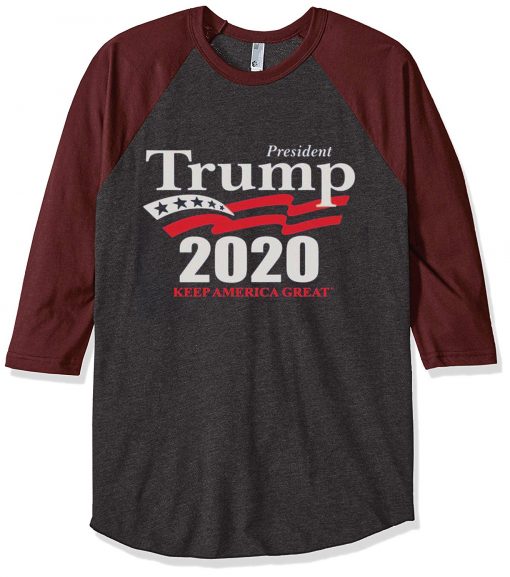 Donald Trump president 2020 Keep American Great Again GBN Raglan T shirts
