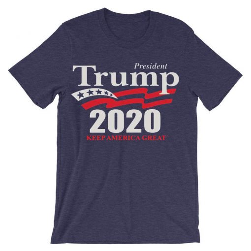 Donald Trump president 2020 Keep American Great Again Purple T shirts