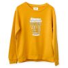 FIRST DRINK COFFEE Yellow Sweatshirts