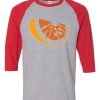 Fresh Grey Red Raglan Tshirts