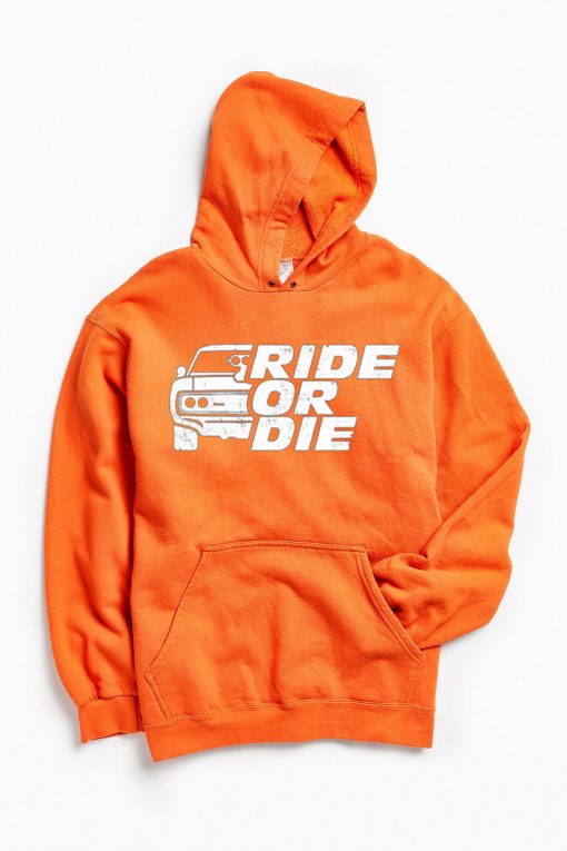 GO RIDE Orange Hoodie
