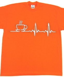 Graphic Coffee Orange T shirts