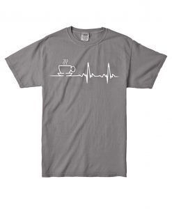 Graphic Coffee Shoft Grey T shirts