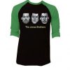 The Jonas Brothers Complete Black Green Raglan T shirts