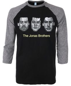 The Jonas Brothers Complete Black Grey Raglan T shirts