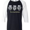 The Jonas Brothers Complete Black White Raglan T shirts