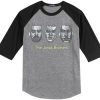 The Jonas Brothers Complete Grey black Raglan T shirts