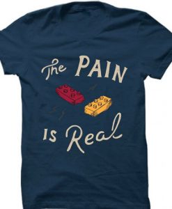 The Pain Is Real Blue NavyT shirts