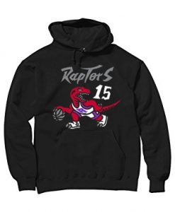 Toronto Raptors Vince Carter 15 Black Hoodie