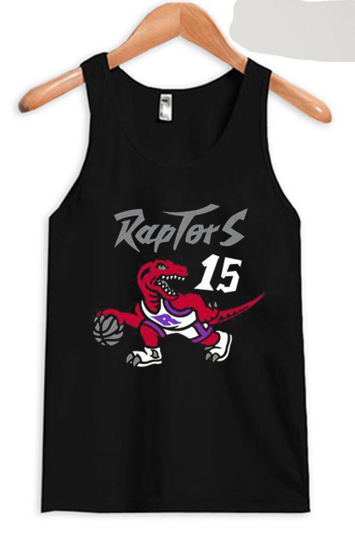 Toronto Raptors Vince Carter 15 Black Tank Top