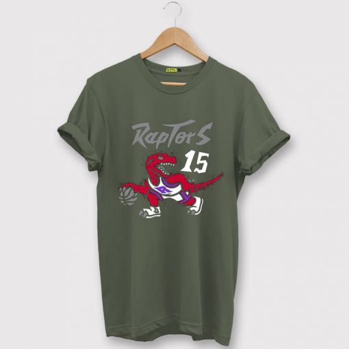Toronto Raptors Vince Carter 15 Green Army T shirts