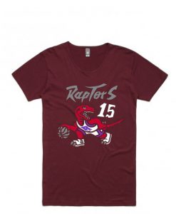 Toronto Raptors Vince Carter 15 Maroon T shirts