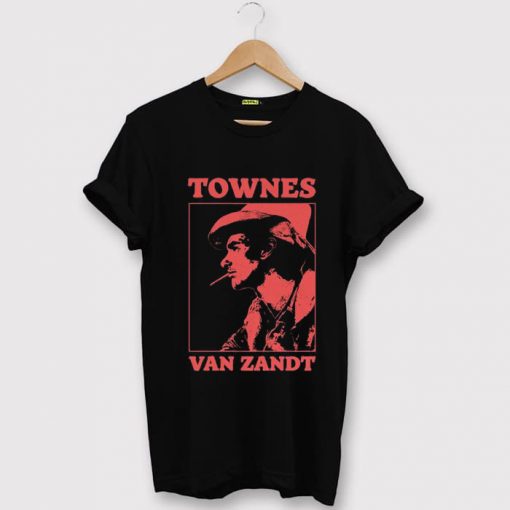 Townes Van Zandt Black T shirts