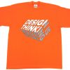 Design is Thinkning Made Visual Orange T shirts