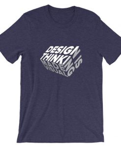 Design is Thinkning Made Visual Purple T shirts