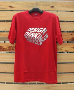 Design is Thinkning Made Visual Red T shirts