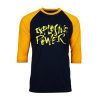 Explosive Power Black Yellow Raglan T shirts