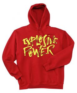 Explosive Power Red Hoodie