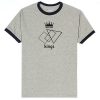 The Kings Grey Black Ringer T shirts
