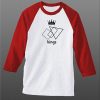 The Kings White Red Raglan T shirts