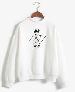 The Kings White Sweatshirts