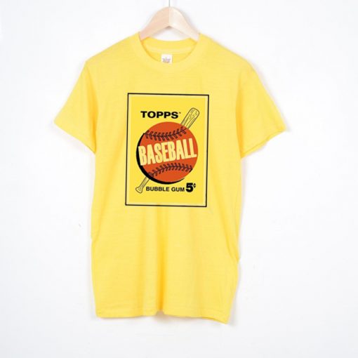 Topps Bubble Gum Card Yellow T shirts