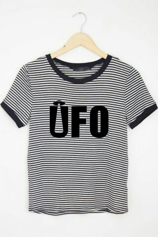 UFO zebra Back Ringer Tshirts