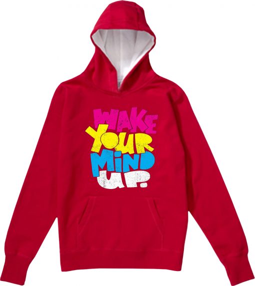 Wake Your Mind Up Red Hoodie