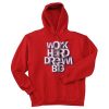 Work Hard Dream Big Red Hoodie