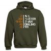 All Faster Than Dialing 911 Gun Men's Tactical Green Army Hoodie