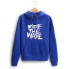 Ride The Wafe Blue Hoodie