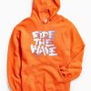 Ride The Wafe Orange Hoodie