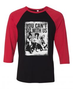 Sanderson Sisters Black Red Raglan T shirts