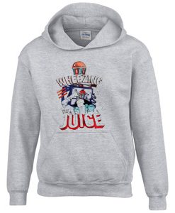 Wheezing The Juice Grey Hoodie