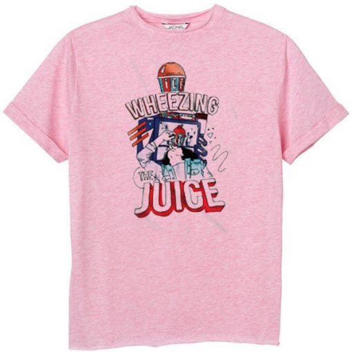 Wheezing The Juice Pink T Shirts