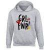 Yeah Girl Power Grey Hoodie