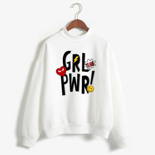 Yeah Girl Power White Sweatshirts