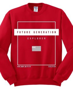 Future Generation Red Sweatshirts