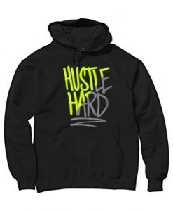 Hustle Hard Black Hoodie