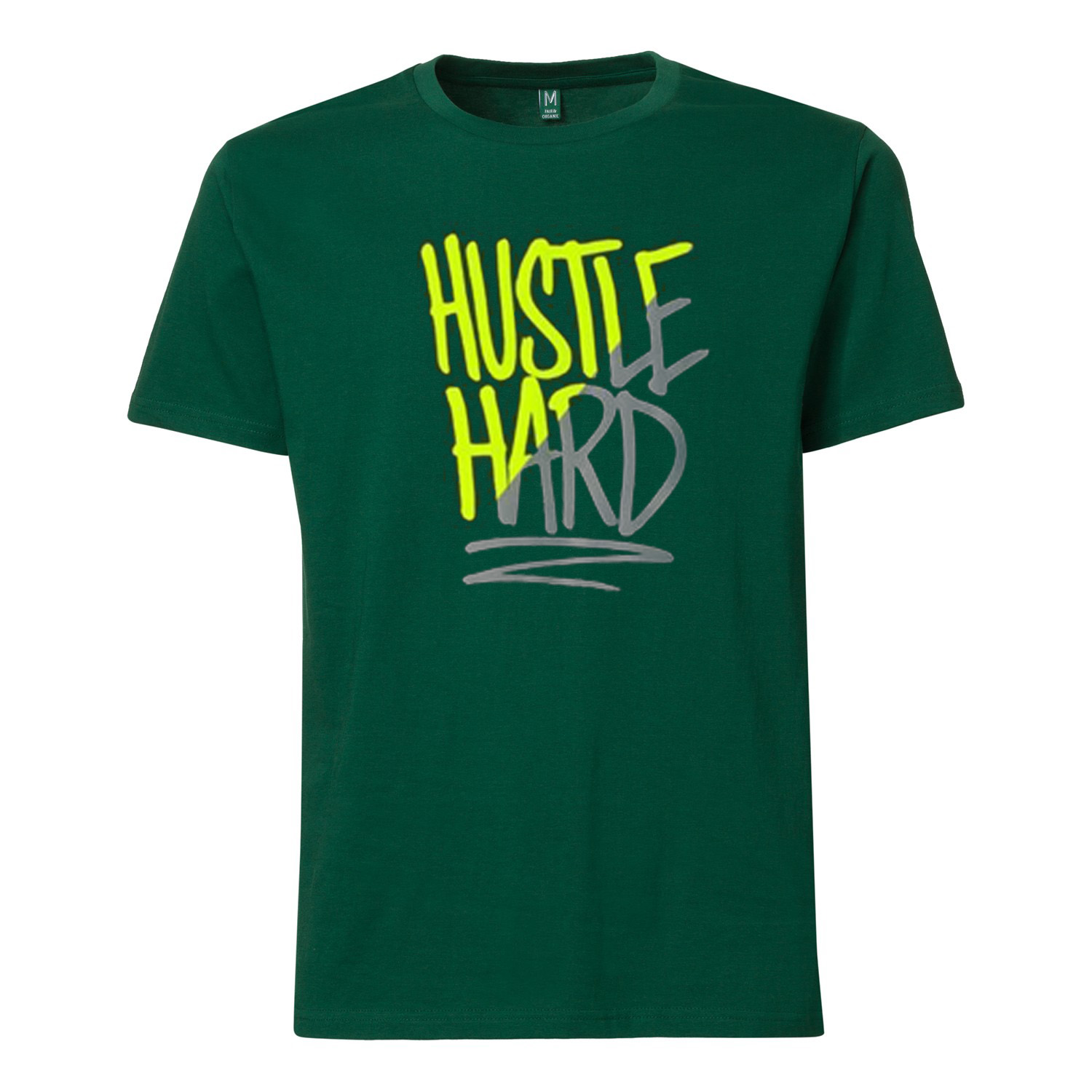 Hustle Hard Green Army T-Shirt