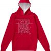 Never Look Back Red Hoodie