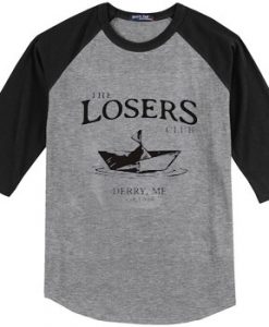 The Losers Club Grey Black Raglan T shirts