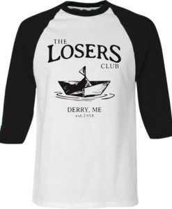 The Losers Club White Black Raglan T shirts