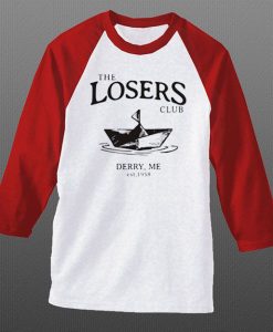 The Losers Club White Red Raglan T shirts