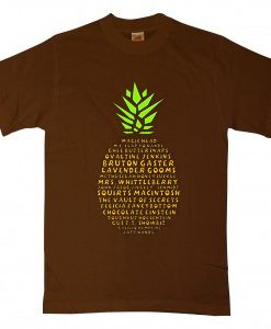 The Many Names of Gus Psych Brown Tshirts