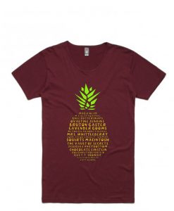 The Many Names of Gus Psych Maroon T shirts
