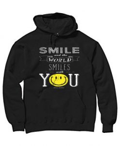 The World Smile With You Black Hoodie
