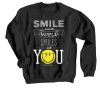 The World Smile With You Black Sweatshirts
